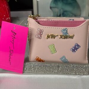 Betsy Johnson bear multicolor bundle of 2 wallets